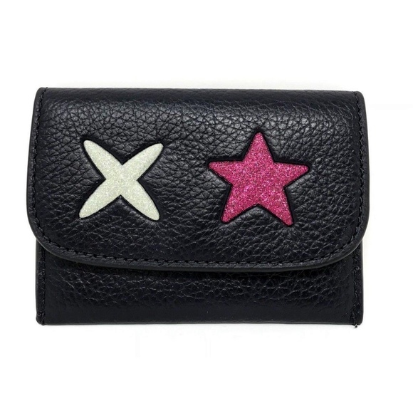 Coach Handbags - Coach F22956 Women’s Navy Leather Mini Wallet